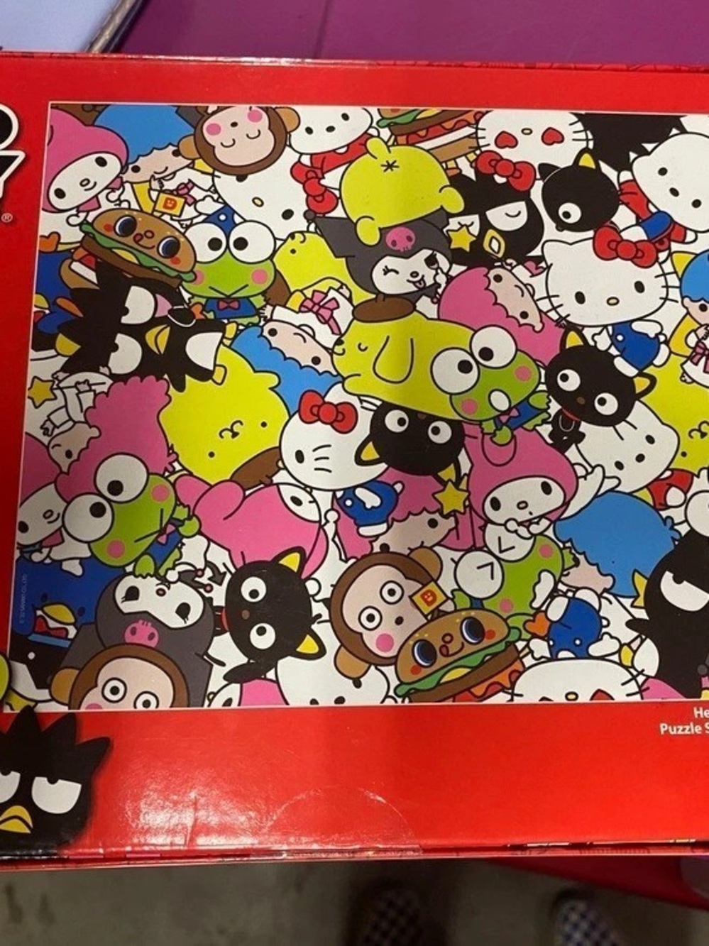 Hello Kitty and Friends 300-Piece Puzzle 300-Piece Puzzle Red Multicolor